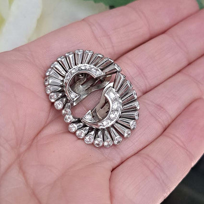 Vintage Van Cleef and Arpels Diamond Spray Earrings