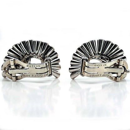 Vintage Van Cleef and Arpels Diamond Spray Earrings