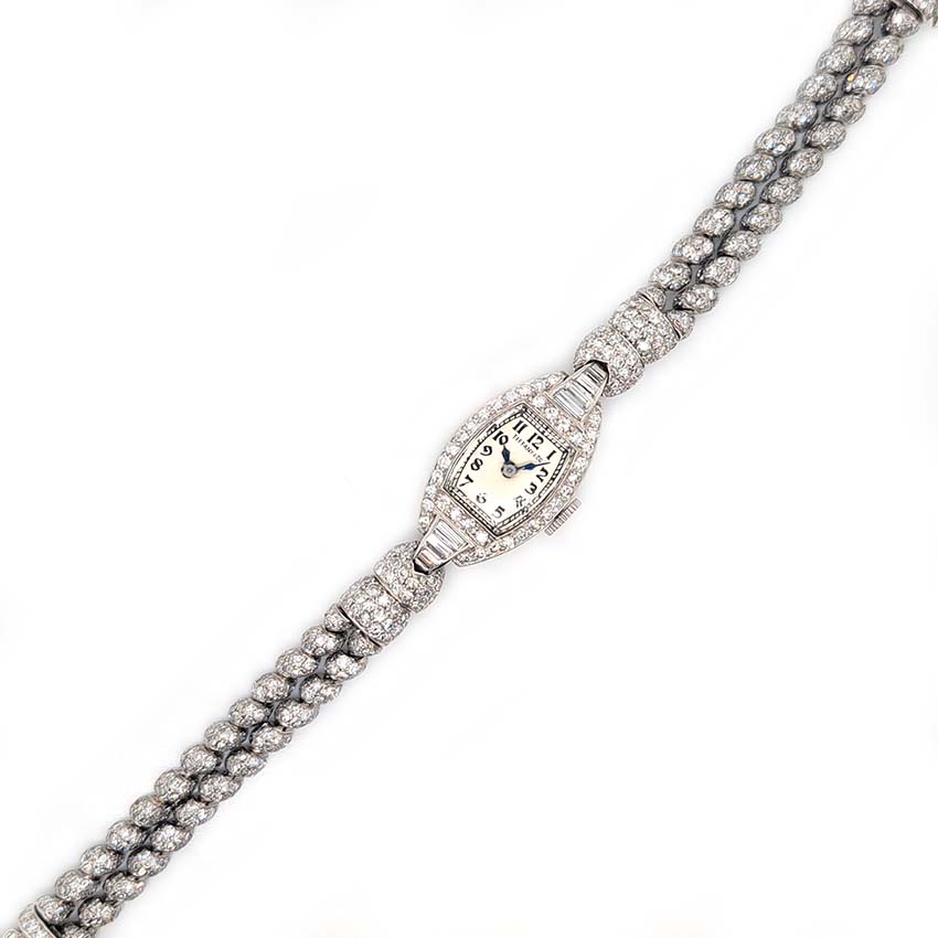 Art Deco Tiffany and Co Diamond Cocktail Watch