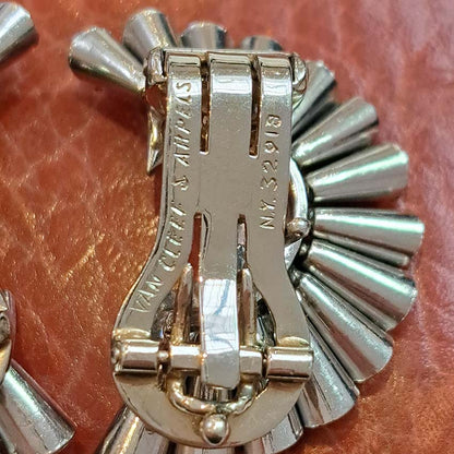 Vintage Van Cleef and Arpels Diamond Spray Earrings