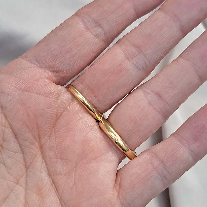 Vintage Boucheron Gold Double Finger Snake Ring