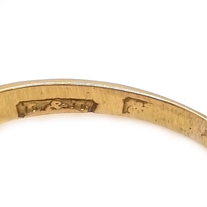 Antique 2ct Pink Sapphire and Diamond Trilogy Engagement Ring