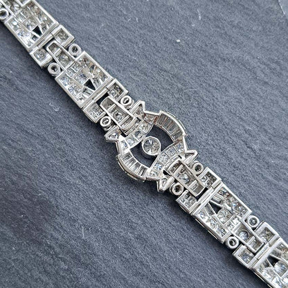 Art Deco Platinum Diamond Bracelet