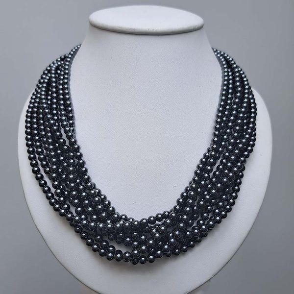 Pre Owned Tiffany and Co Hematite Bead Necklace