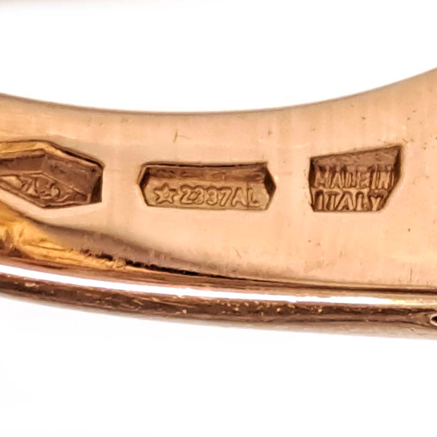 Bvlgari Pave Diamond Oval Panel Statement Ring