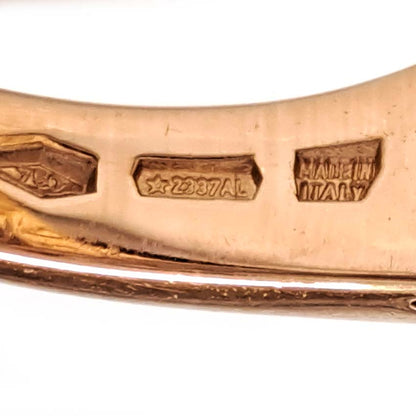 Bvlgari Pave Diamond Oval Panel Statement Ring