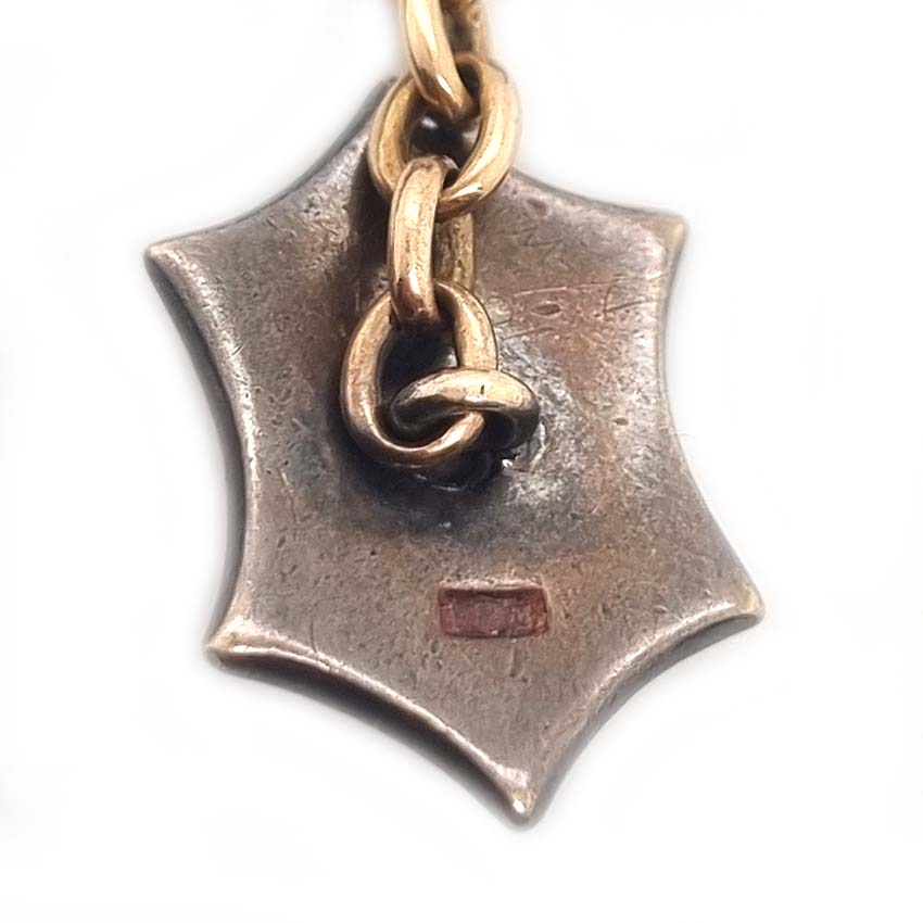 Edwardian Antique Blue Enamel and Diamond Cufflinks