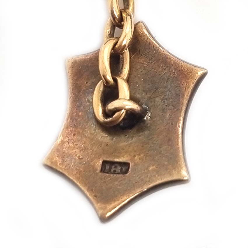 Edwardian Antique Blue Enamel and Diamond Cufflinks