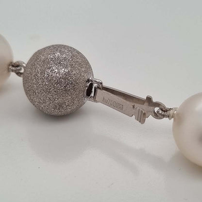 South Sea Pearl Necklace with Diamond Clasp