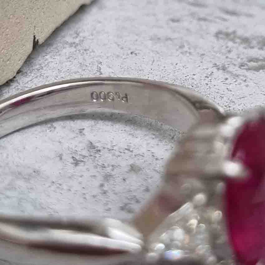 Burma Ruby No Heat 2.60 Carat and Diamond Engagement Ring