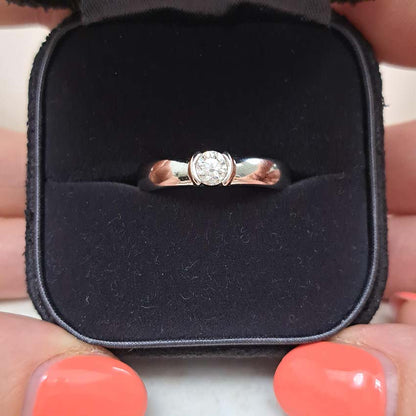 Tiffany and Co Etoile Diamond Solitaire Engagement Ring