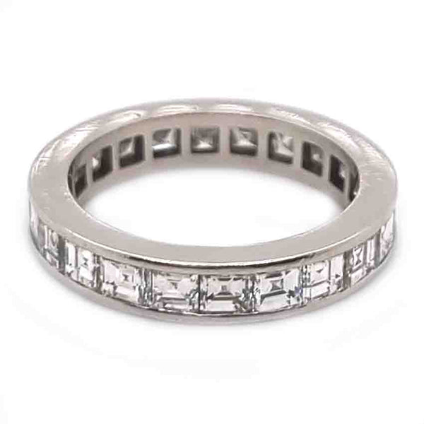 2.20ct Square Cut Diamond Full Eternity Band Ring
