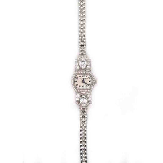 Antique Art Deco Tiffany and Co Diamond Cocktail Watch