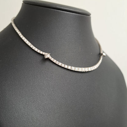 Art Deco Oscar Heyman 8ct Diamond Necklace in Platinum, 8cts