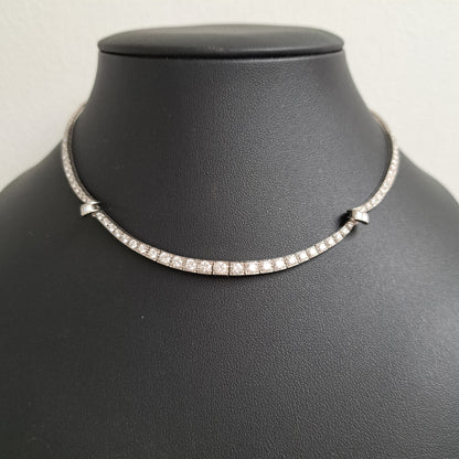 Art Deco Oscar Heyman 8ct Diamond Necklace in Platinum, 8cts