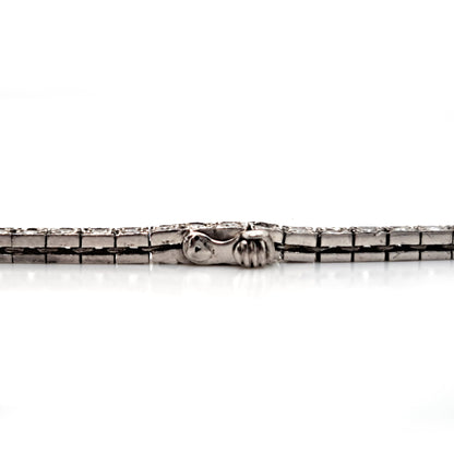 Art Deco Oscar Heyman 8ct Diamond Necklace in Platinum, 8cts