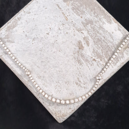 Art Deco Oscar Heyman 8ct Diamond Necklace in Platinum, 8cts