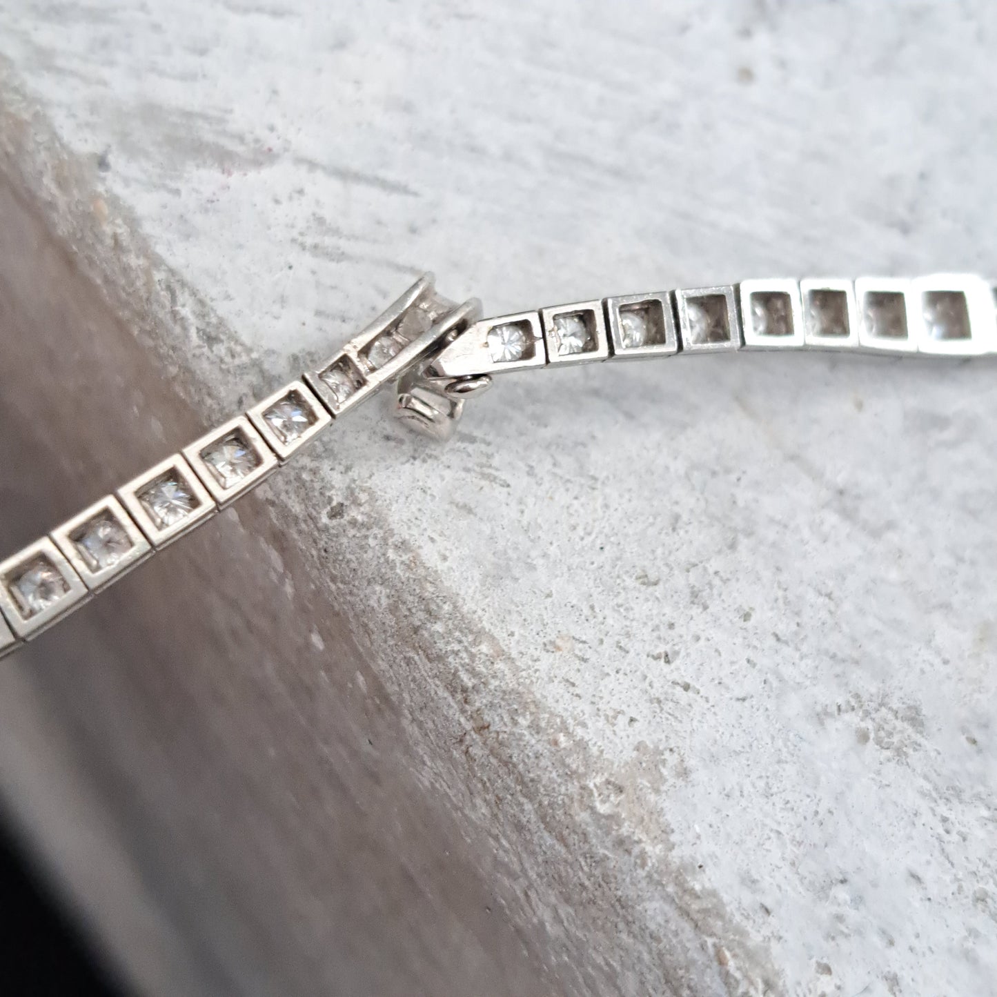 Art Deco Oscar Heyman 8ct Diamond Necklace in Platinum, 8cts