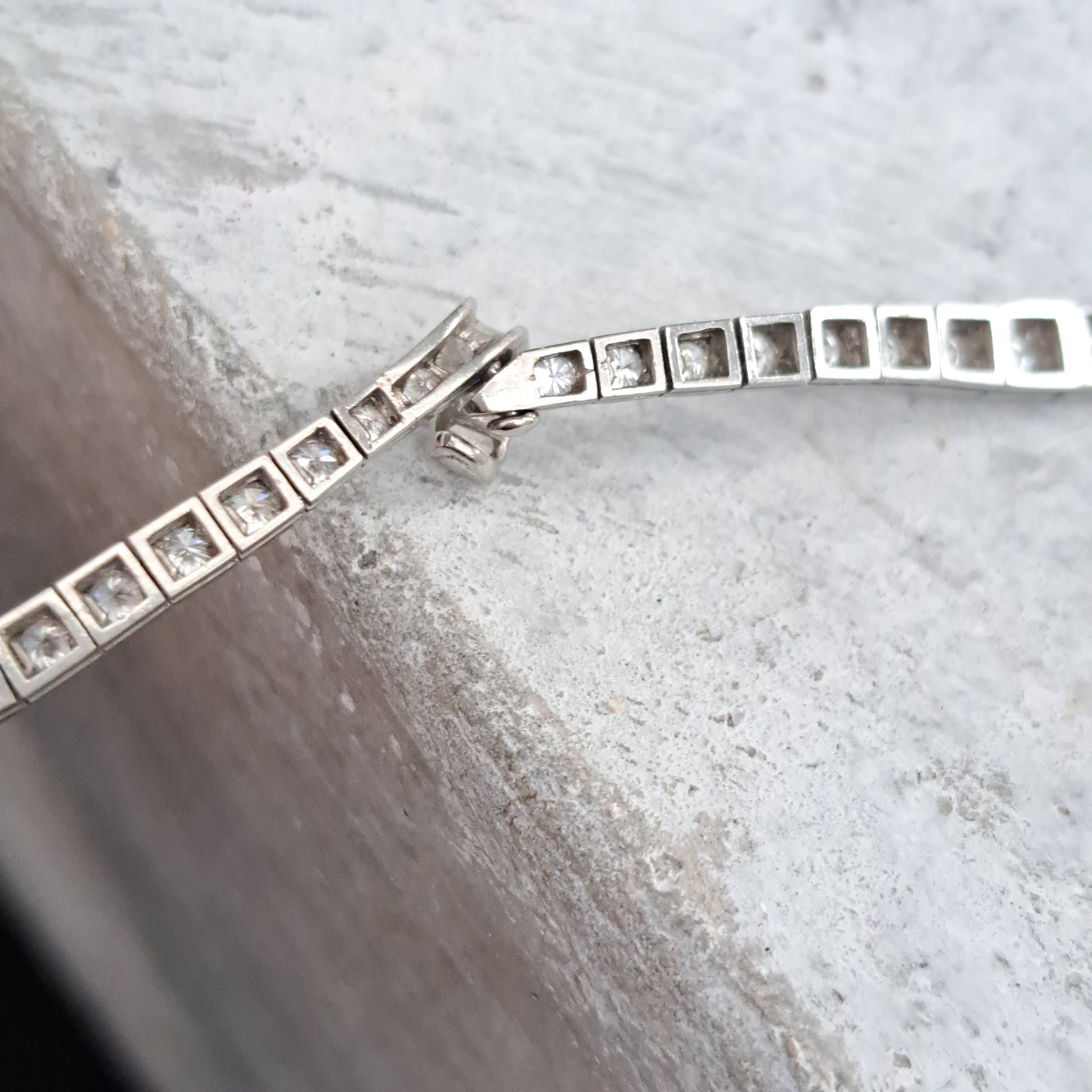 Art Deco Oscar Heyman 8ct Diamond Necklace in Platinum, 8cts