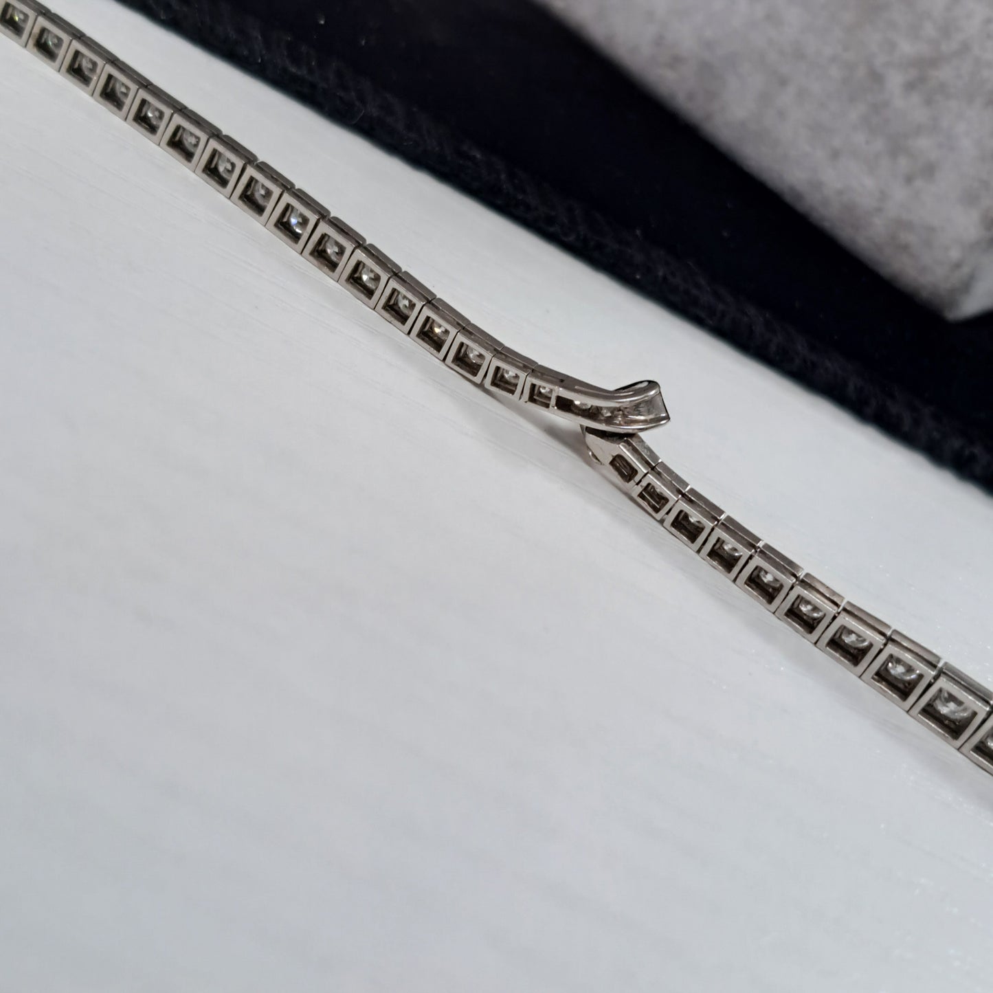 Art Deco Oscar Heyman 8ct Diamond Necklace in Platinum, 8cts