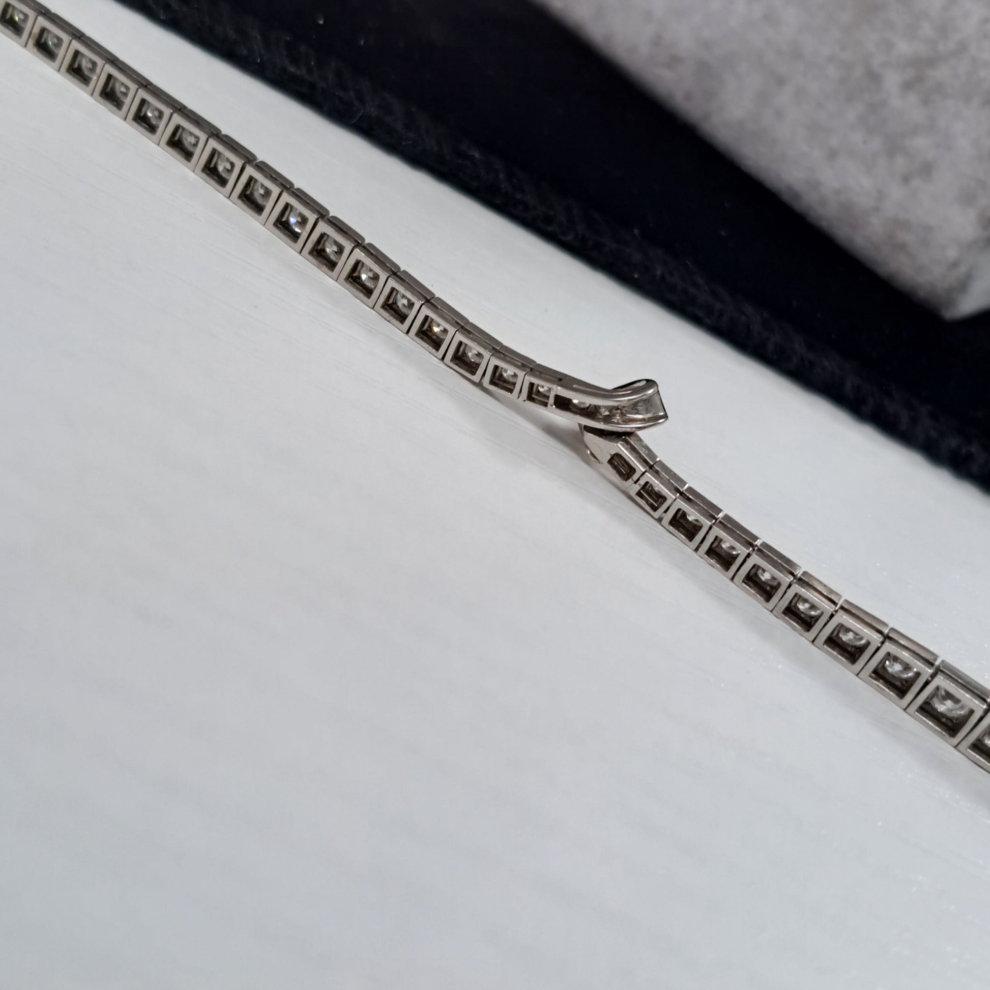 Art Deco Oscar Heyman 8ct Diamond Necklace in Platinum, 8cts