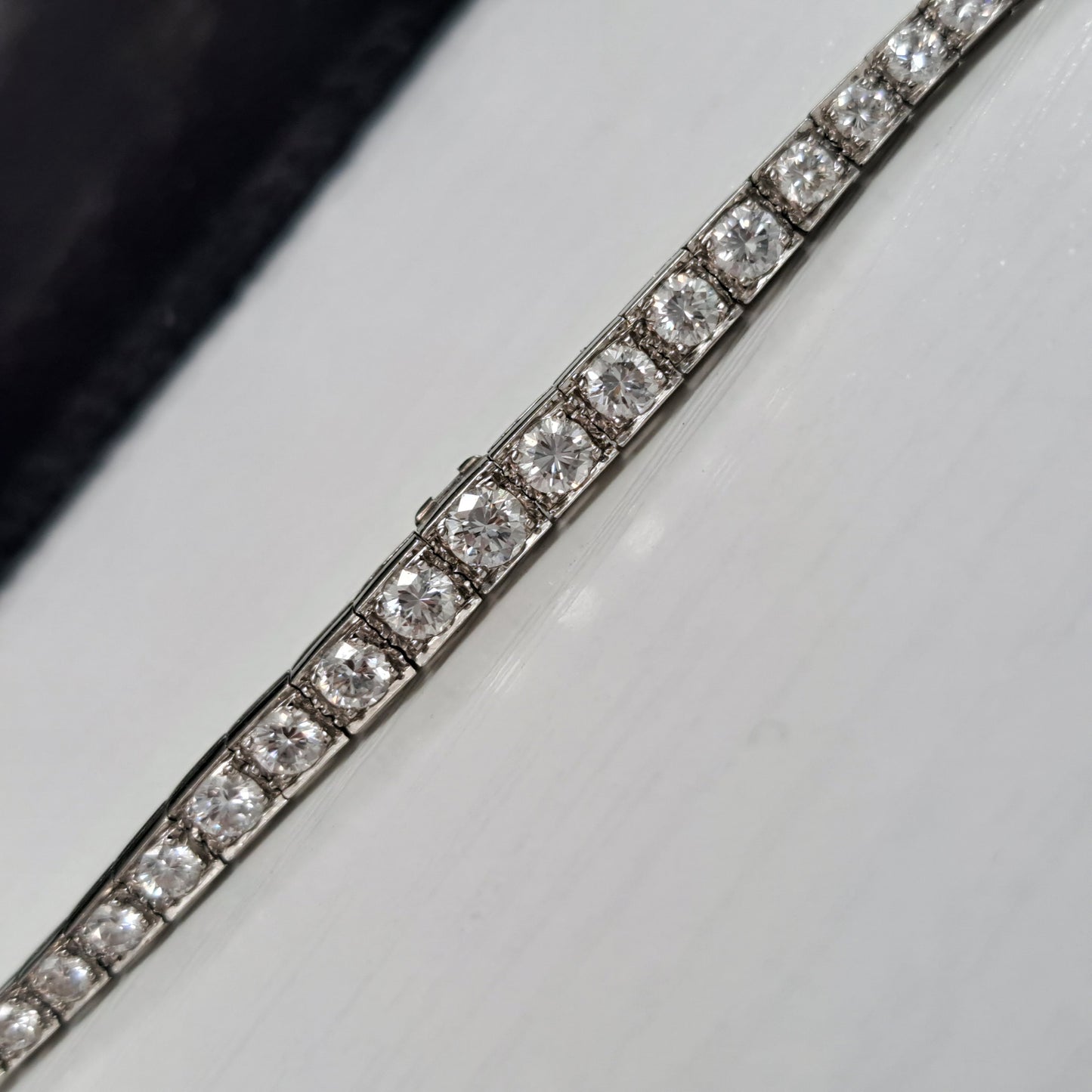 Art Deco Oscar Heyman 8ct Diamond Necklace in Platinum, 8cts