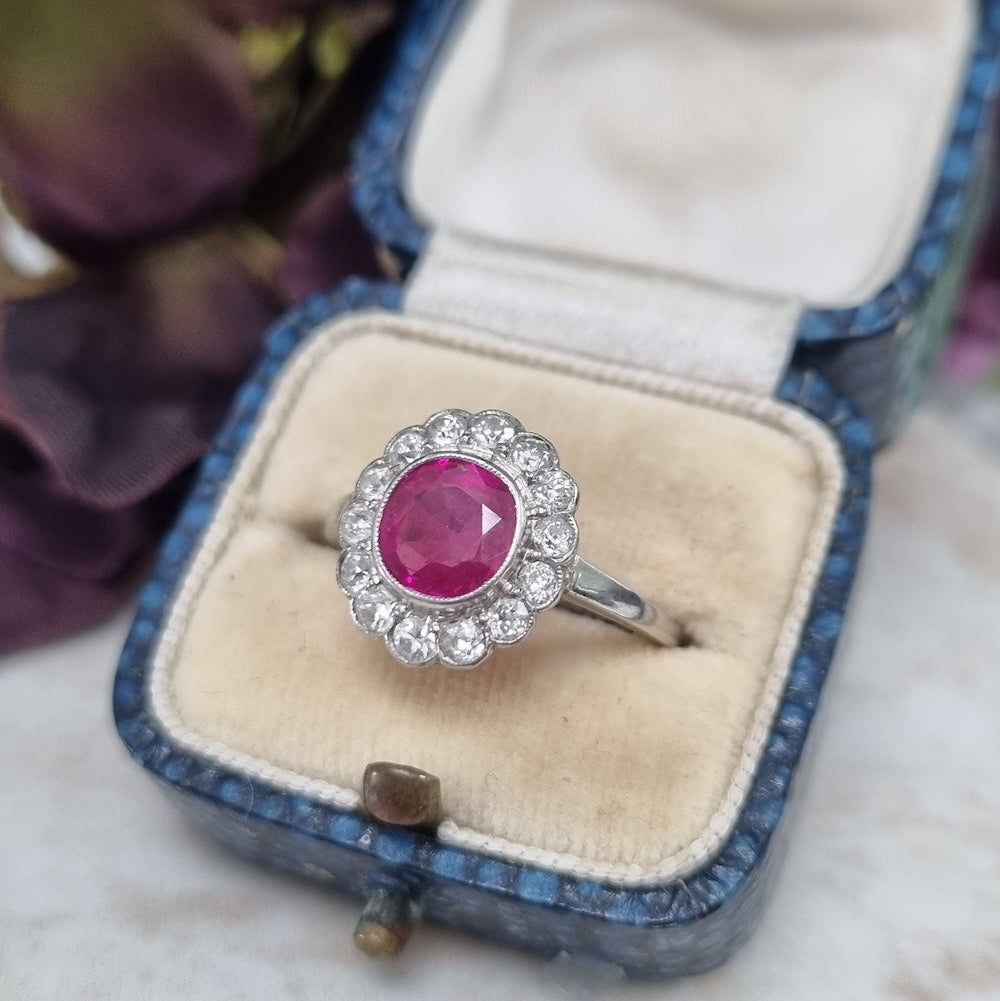 Vintage Ruby Rings at Jewellery Discovery 