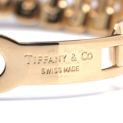 Tiffany & Co. Tesoro 18 Carat Gold Emerald And Diamond Watch