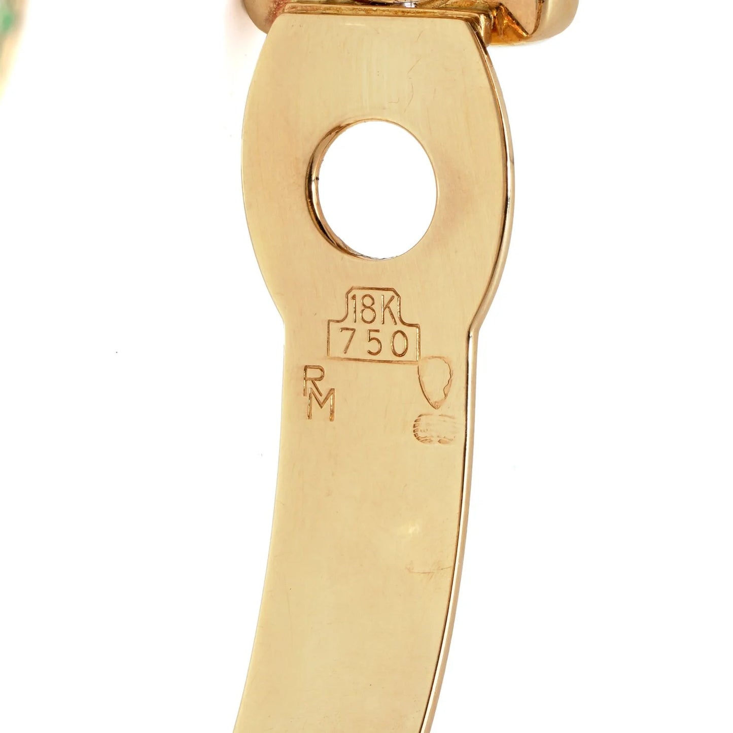 Tiffany & Co. Tesoro 18 Carat Gold Emerald And Diamond Watch