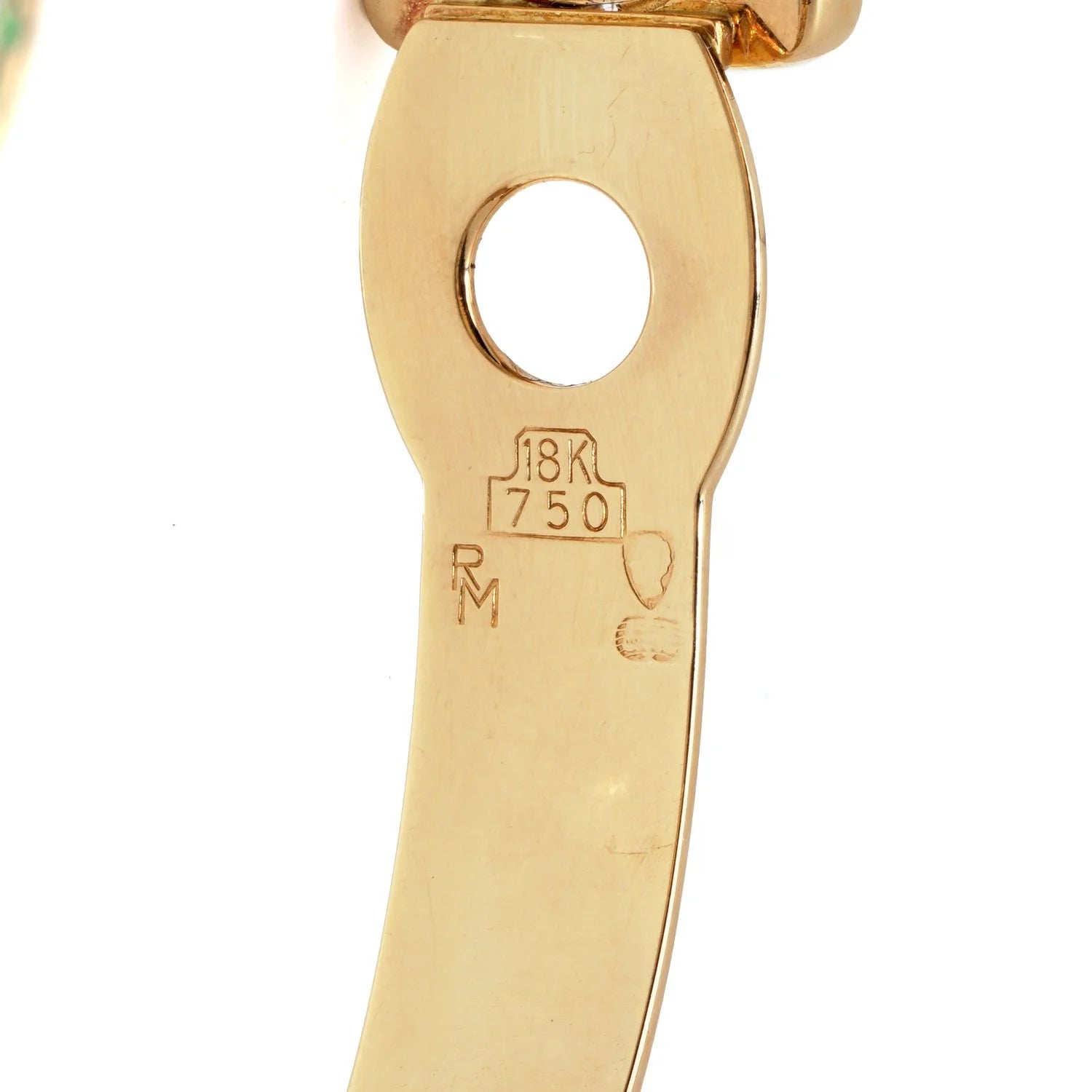 Tiffany & Co. Tesoro 18 Carat Gold Emerald And Diamond Watch