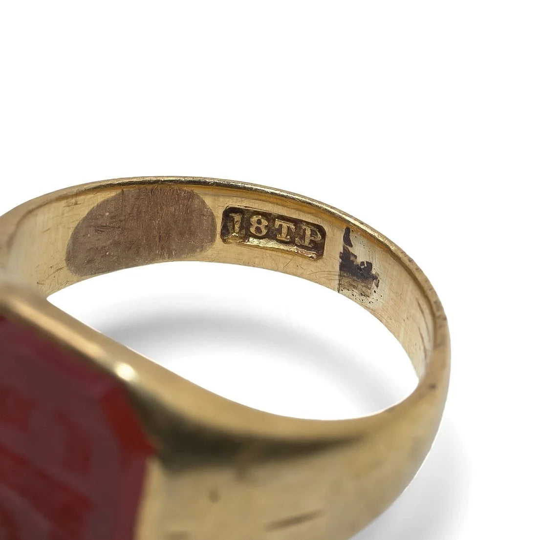 Early 20th Century 18 Carat Gold Carnelian Intaglio Signet Ring