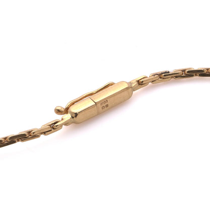 Vintage 18 Carat Gold Ruby And  Diamond Necklace, 1983