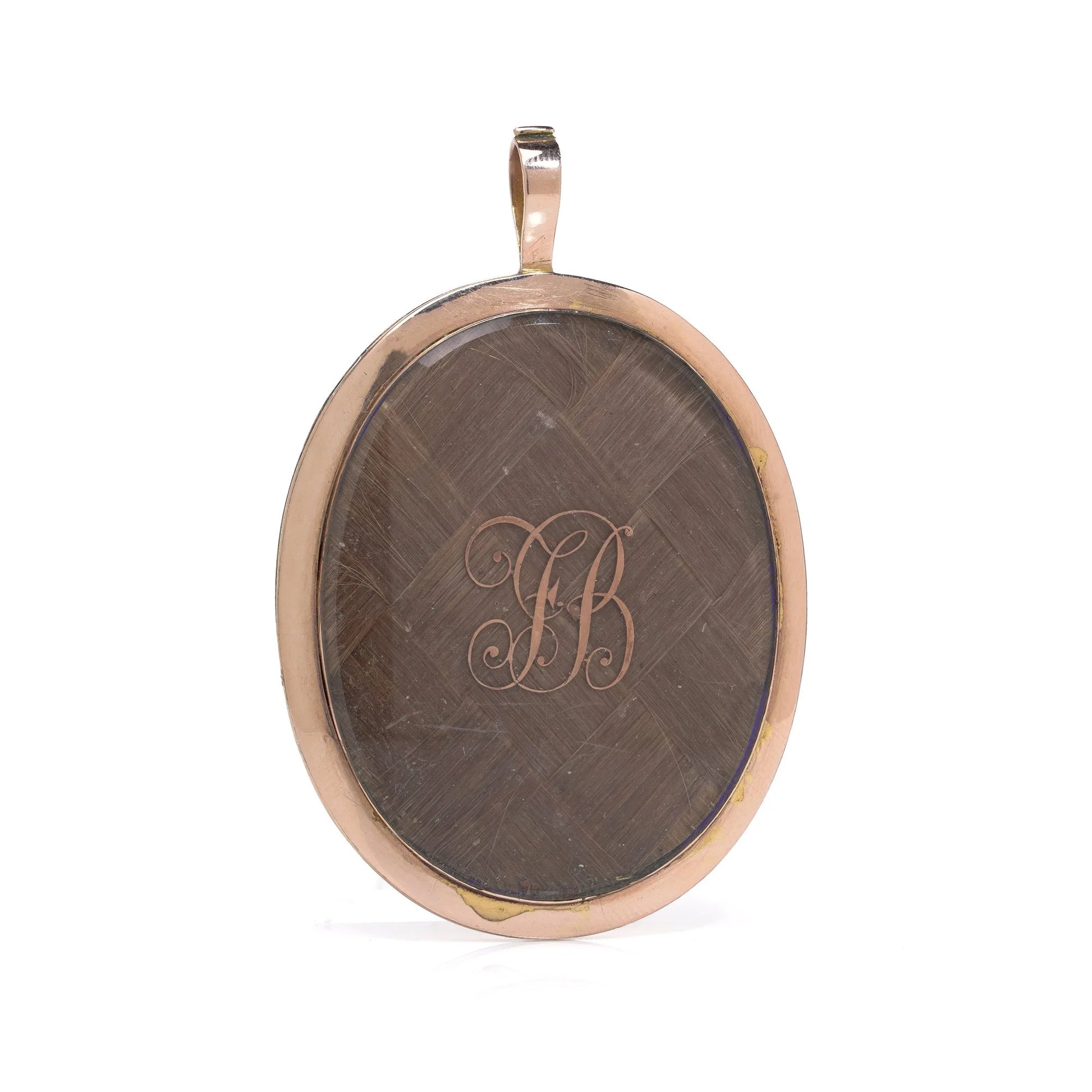 Early Victorian 9 Carat Gold Mourning Pendant And Cameo