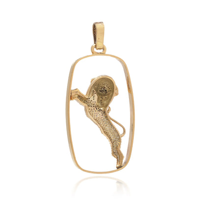 Georges L'Enfant Vintage 18 Carat Gold Diamond Bull Pendant