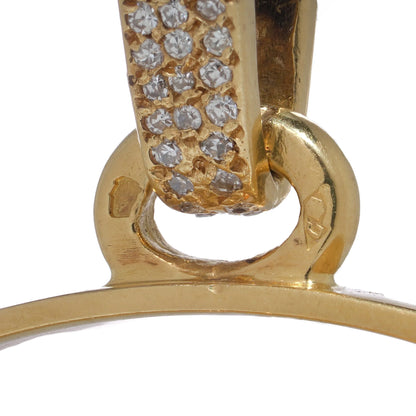 Georges L'Enfant Vintage 18 Carat Gold Diamond Bull Pendant