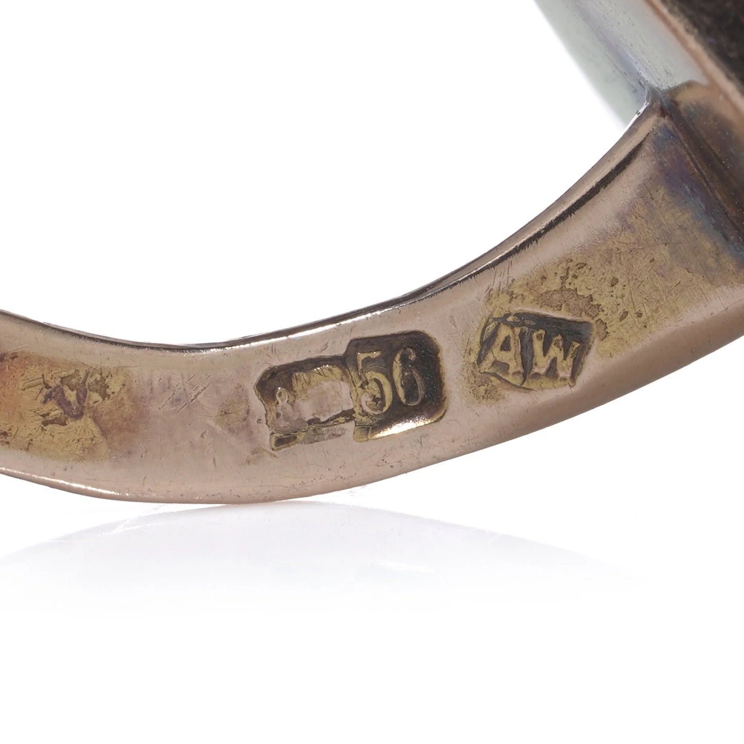 Russian Faberge Workmaster 14 Carat Gold Enamel and Gem-Set Cufflinks