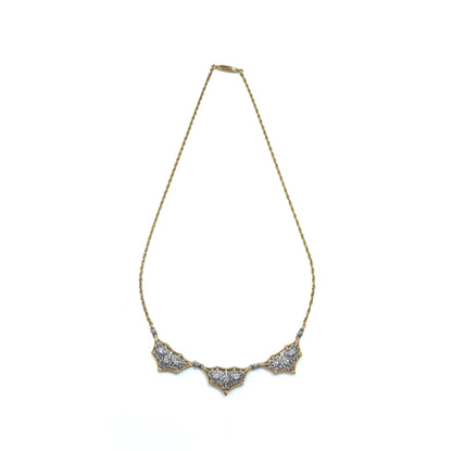 Vintage Buccellati 18KT Gold and Diamond Necklace