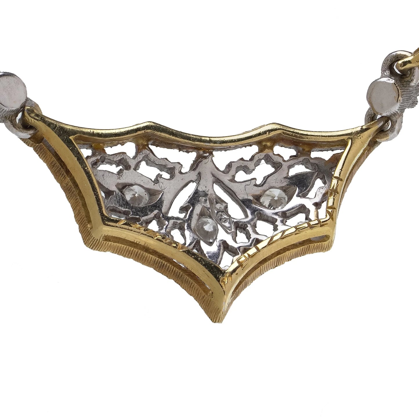Vintage Buccellati 18KT Gold and Diamond Necklace