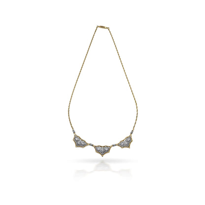 Vintage Buccellati 18KT Gold and Diamond Necklace