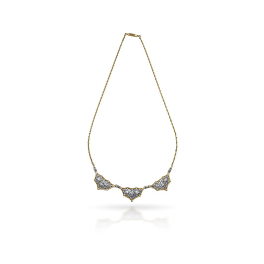 Vintage Buccellati 18KT Gold and Diamond Necklace
