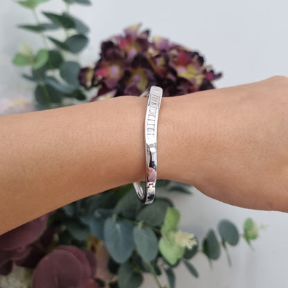 1.80ct Baguette Cut Diamond Set White Gold Bangle Bracelet