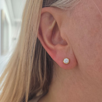 Vintage Pear Cut Emerald and 2cts Diamond Cluster Drop Earrings, Detachable Studs