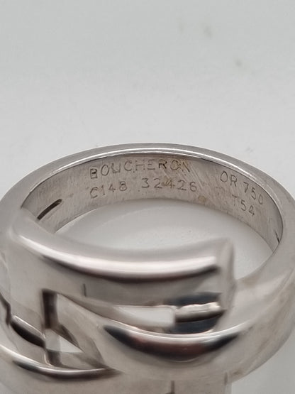 Boucheron 18ct White Gold Ring with Box & Papers