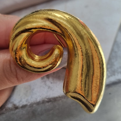 Vintage Lalaounis Gold Brooch, Circa 1980
