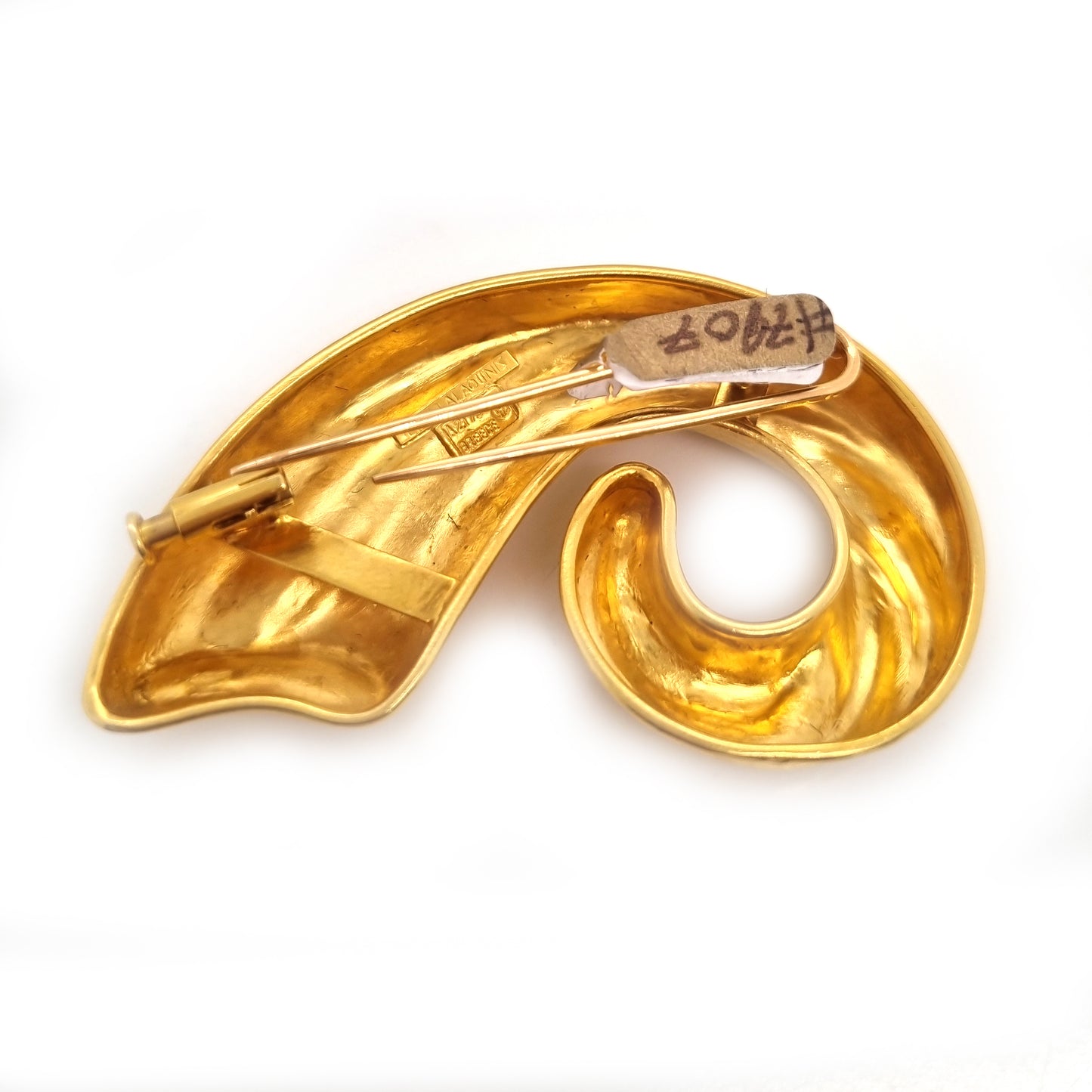Vintage Lalaounis Gold Brooch, Circa 1980