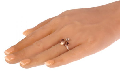 Antique Belle Epoque Fleur-De-Lis Diamond Ring