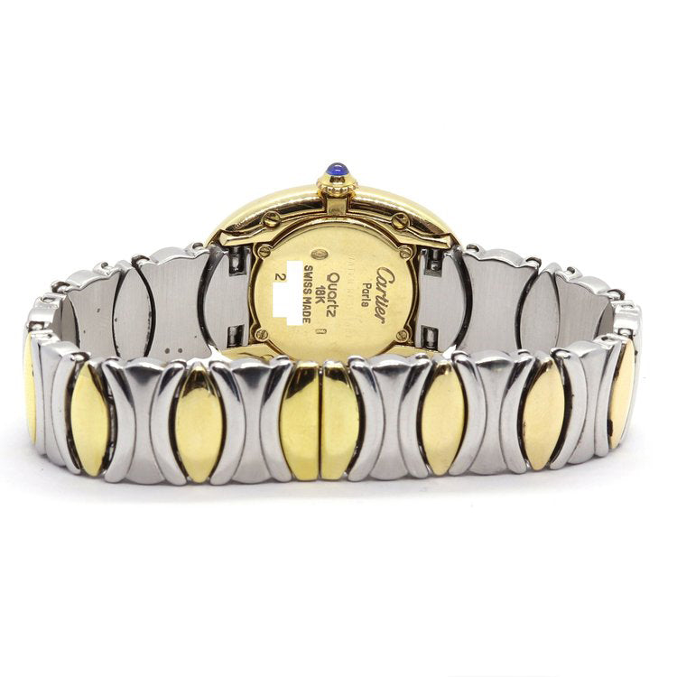 Cartier Baignoire 18ct Yellow Gold and Steel Quartz Watch