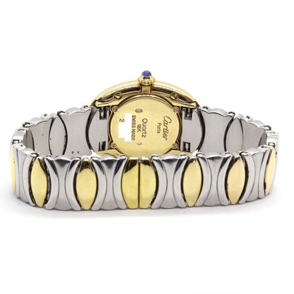 Cartier Baignoire 18ct Yellow Gold and Steel Quartz Watch
