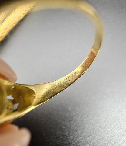 Sapphire And Diamond Triple Daisy Ring In 18 Carat Yellow Gold