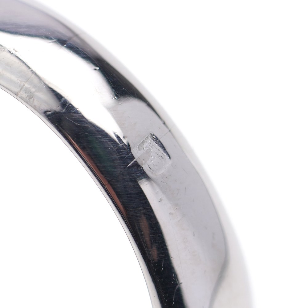 Chunky Platinum 0.50ct Sapphire and Old Cut Diamond Mens Ring